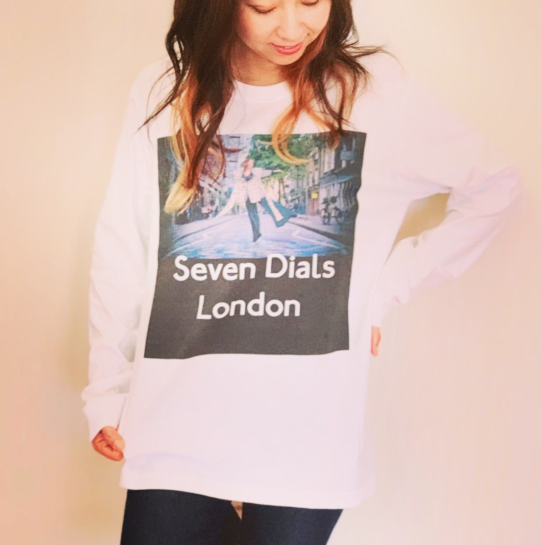Rie fu Seven Dials long-sleeve T shirt (M)