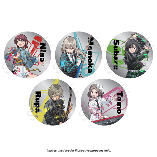 TOGENASHI TOGEARI "Rinne no Kotawari" Random Metallic Pin Badges (10 Types)