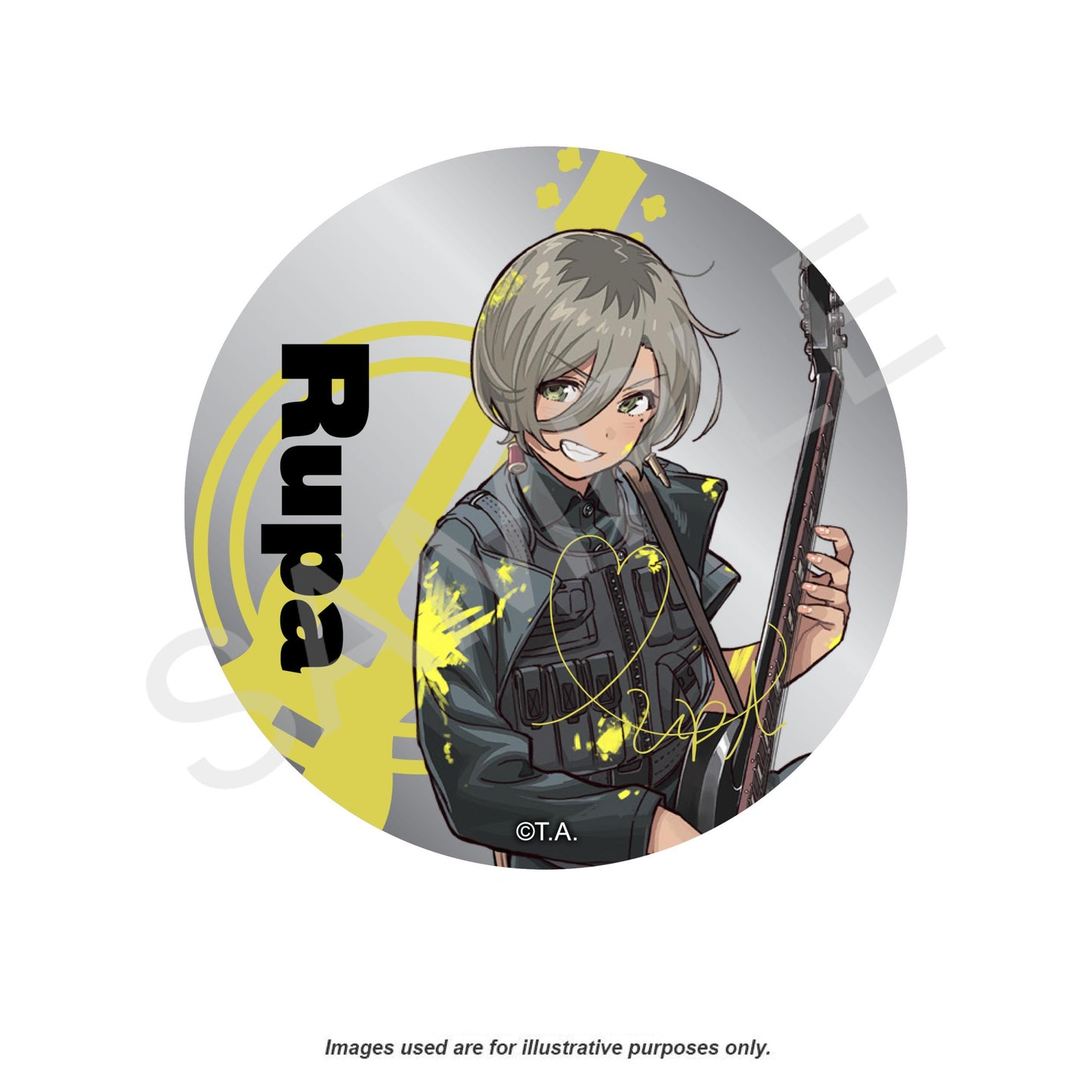 TOGENASHI TOGEARI "Rinne no Kotawari" Random Metallic Pin Badges (10 Types)